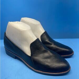Indigo Rd Soft Leather Shoes Black Mary Janes SIze 7.5 M Slip On
